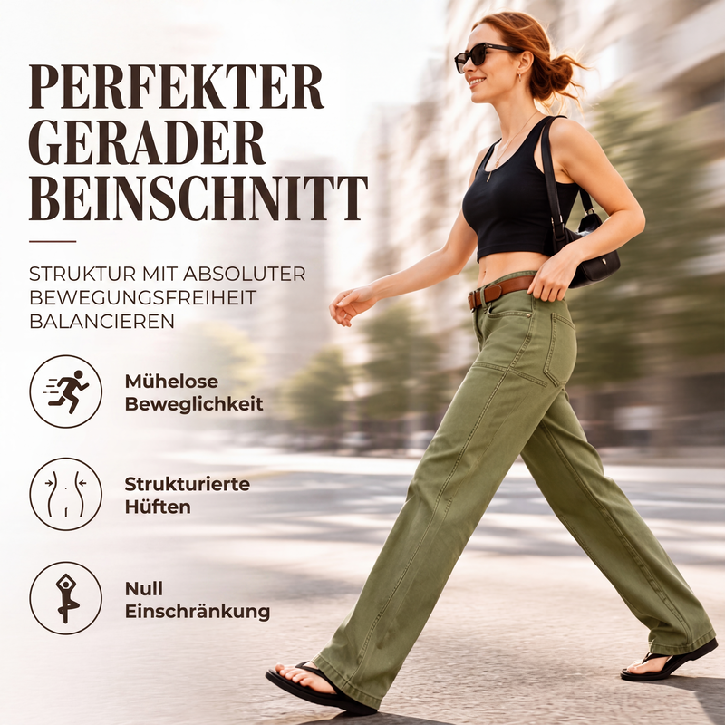 📢📢50%Rabatt!!!🎉👖Bestseller – Gerade-Weite-Hose – vielseitig und stylisch