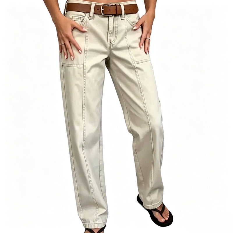 📢📢50%Rabatt!!!🎉👖Bestseller – Gerade-Weite-Hose – vielseitig und stylisch