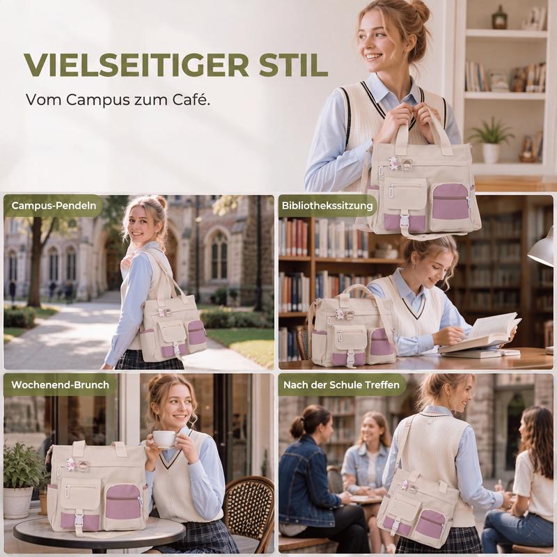 👜 50% Rabatt | Mehr Platz & smarte Organisation – Multi-Pocket Alltagstasche