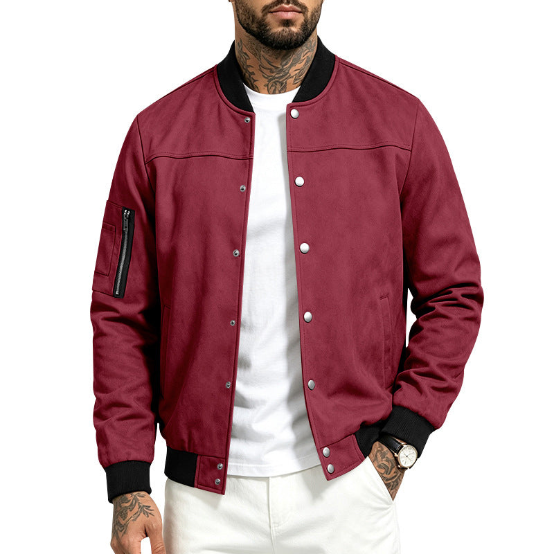 📢📢50%Rabatt!!!🎉✨Herren-Blousonjacke aus Wildlederimitat