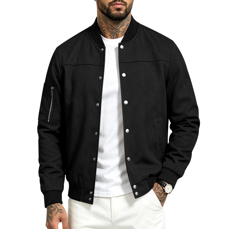 📢📢50%Rabatt!!!🎉✨Herren-Blousonjacke aus Wildlederimitat