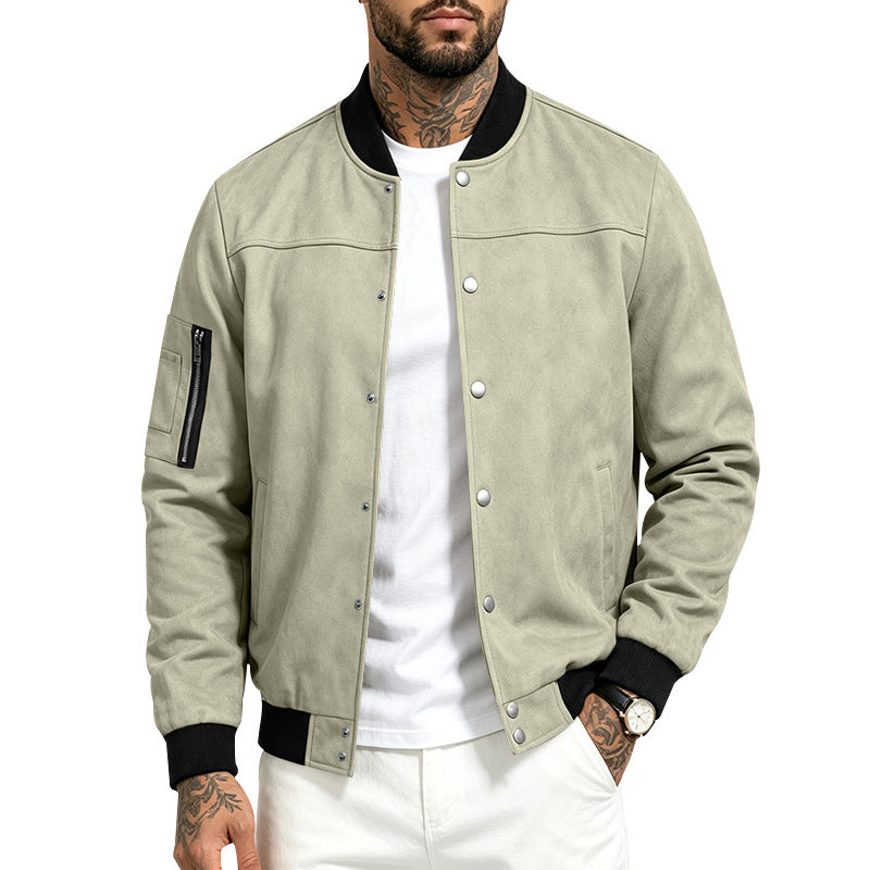 📢📢50%Rabatt!!!🎉✨Herren-Blousonjacke aus Wildlederimitat