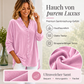 📢📢50%Rabatt!!!🎉✨Damen-Bluse in Unifarbe mit Rüschenkragen
