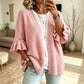 📢📢50%Rabatt!!!🎉✨Damen-Strickcardigan mit Rüschenärmeln