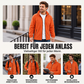 📢📢50%Rabatt!!!🎉✨Warme Stehkragen-Reißverschlussjacke für Herren