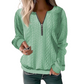 📢📢50%Rabatt!!!👚💎 Jetzt im Trend – Damen-Sweatshirt mit Zopfmuster und halblangem Reißverschluss