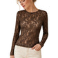 📢🎉50%Rabatt!!!🛍️✨Elegante Langarm-Spitzenshirts für Damen
