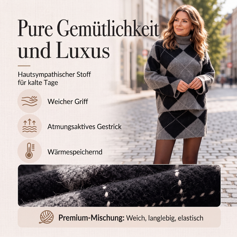 Damen-Argyle-Set – bequem und stylisch