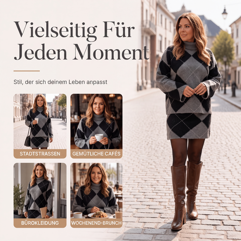 Damen-Argyle-Set – bequem und stylisch
