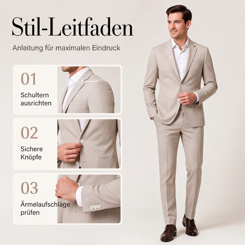📢📢50%Rabatt!!!🎉✨Schlanker Zweiteiler Anzug für Herren