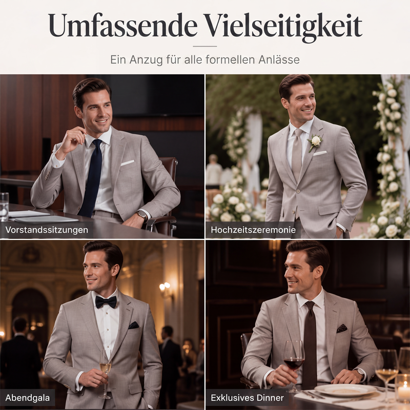 📢📢50%Rabatt!!!🎉✨Schlanker Zweiteiler Anzug für Herren