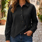 📢📢50%Rabatt!!!🎉✨Damen-Jacke mit unregelmäßigem schrägem Knopfverschluss