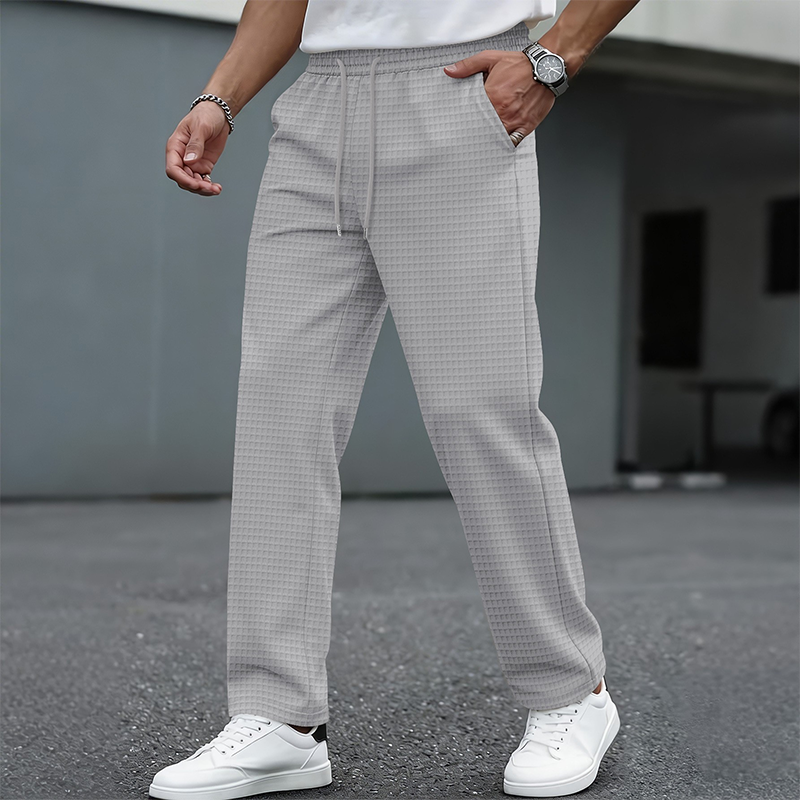 📢📢50%Rabatt!!!🎉✨Herren-Freizeithose aus Waffelstrick mit Kordelzug