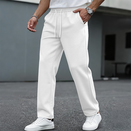 📢📢50%Rabatt!!!🎉✨Herren-Freizeithose aus Waffelstrick mit Kordelzug