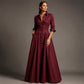 📢📢50%Rabatt!!!🎉✨Maxikleid mit Revers und Knopfleiste für Damen