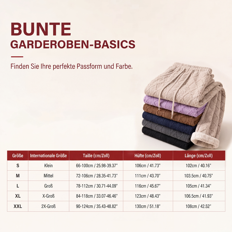 📢🎉50%Rabatt!!!🛍️✨Kuschelige Wärme & entspannter Komfort – Gefütterte Damenhose