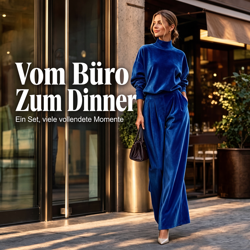 🧶 50% Rabatt | Fließende Eleganz & weicher Komfort – Damen Strick-Set