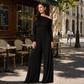 📢🎉50%Rabatt!!!🛍️✨Damen-Schulterfreier Weitbein-Jumpsuit