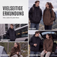 📢📢50%Rabatt!!!🎉✨Winddichte Cargojacke mit Kapuze für Herren, wasserdichte Outdoor-Streetwear-Mantel