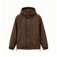 📢📢50%Rabatt!!!🎉✨Winddichte Cargojacke mit Kapuze für Herren, wasserdichte Outdoor-Streetwear-Mantel