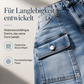 📢📢50%Rabatt!!!🎉✨Hochtaillierte, elastische Jeans mit geradem Bein für Damen