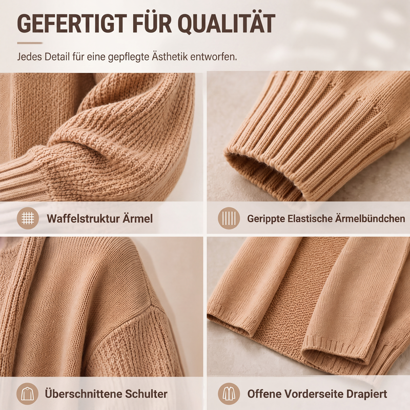 📢📢50%Rabatt!!!🎉✨Weit geschnittene Strickjacke für Damen