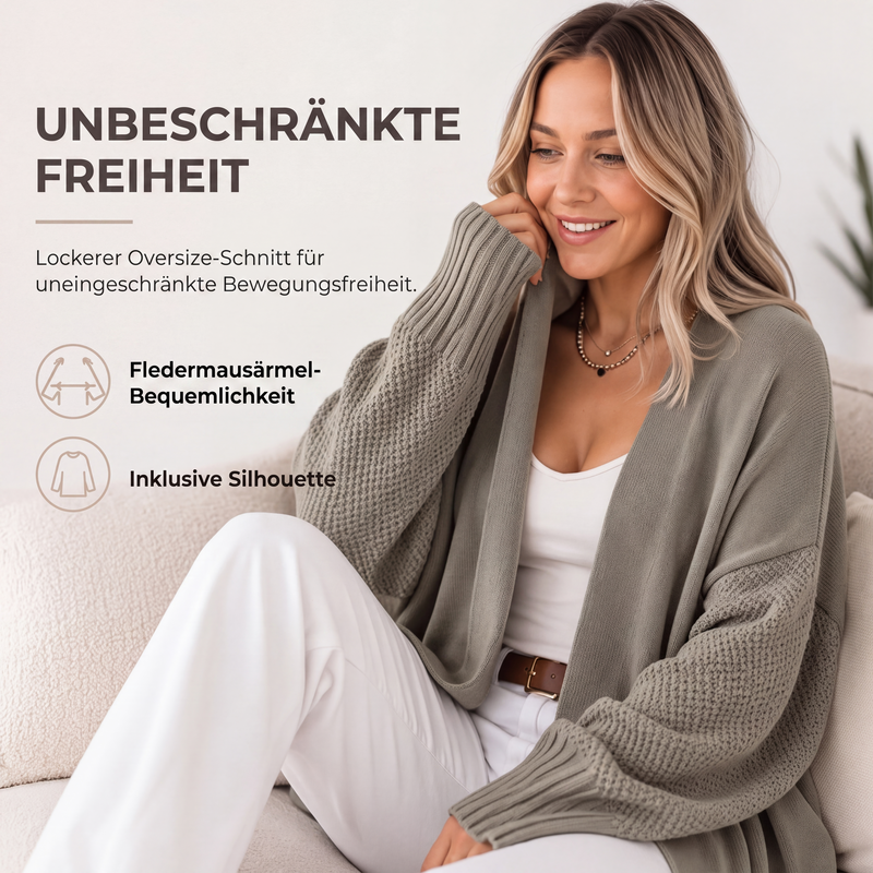 📢📢50%Rabatt!!!🎉✨Weit geschnittene Strickjacke für Damen