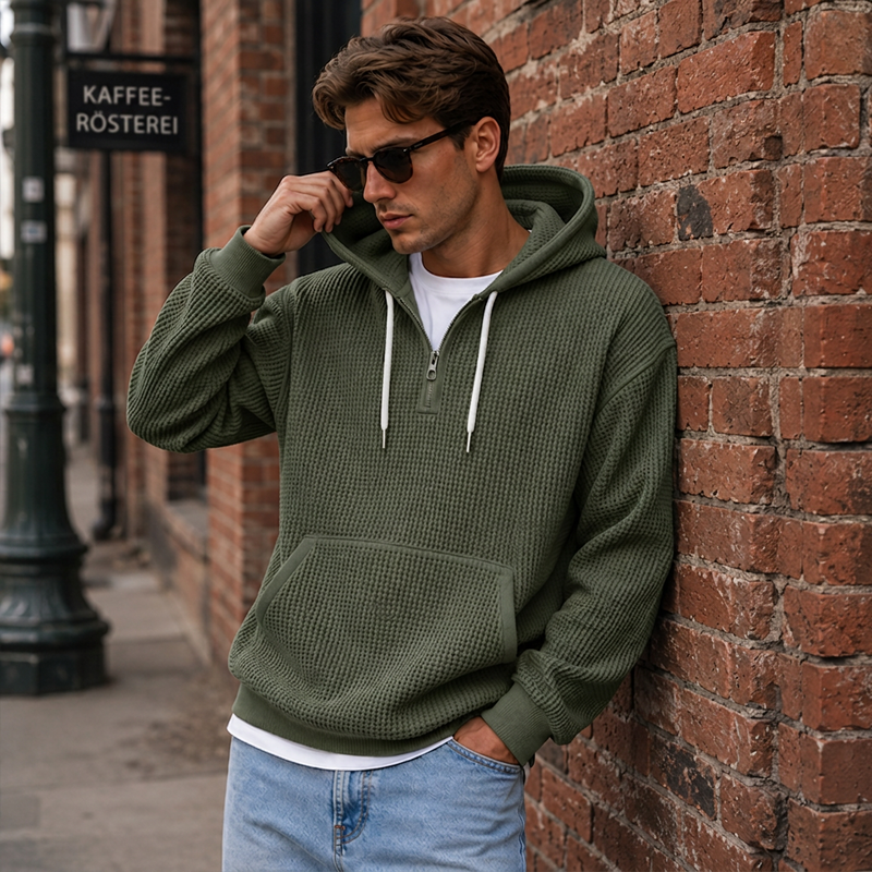 👕Räumungsverkauf🧶 Jetzt im Trend – Lockerer Strick-Hoodie – perfekt für Alltag