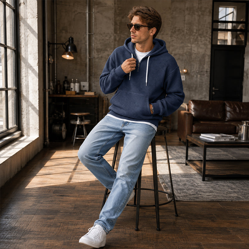 👕Räumungsverkauf🧶 Jetzt im Trend – Lockerer Strick-Hoodie – perfekt für Alltag