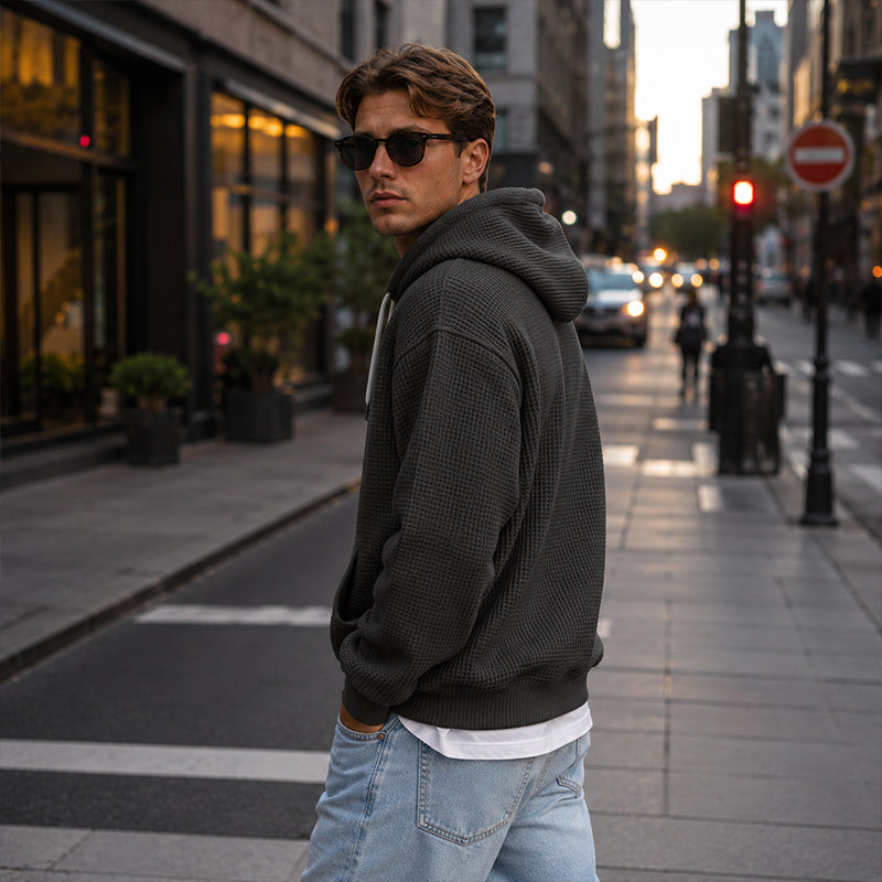 👕Räumungsverkauf🧶 Jetzt im Trend – Lockerer Strick-Hoodie – perfekt für Alltag