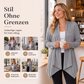 📢📢50%Rabatt!!!🎉✨Lässige Damen-Cardigan mit offener Vorderseite und Drapierung