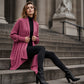 📢📢50%Rabatt!!!🎉✨Lässige Damen-Cardigan mit offener Vorderseite und Drapierung