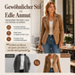 📢📢50%Rabatt!!!🎉✨Schicke taillierte Damenjacke mit Revers
