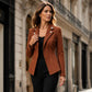 📢📢50%Rabatt!!!🎉✨Schicke taillierte Damenjacke mit Revers