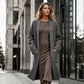 📢📢50%Rabatt!!!🎉✨Lange Strickjacke für Damen mit offenem Vorderteil