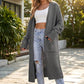 📢📢50%Rabatt!!!🎉✨Lange Strickjacke für Damen mit offenem Vorderteil