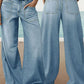 🔥Solange der Vorrat reicht 50 % Rabatt!🎉Damenjeans mit hoher Taille und weitem Bein