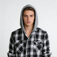 📢📢50%Rabatt!!!🎉✨Karierte Flanell-Hemdjacke mit Kapuze für Herren