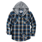 📢📢50%Rabatt!!!🎉✨Karierte Flanell-Hemdjacke mit Kapuze für Herren