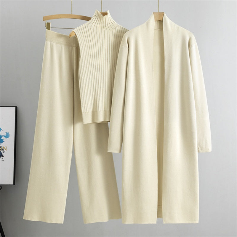 📢📢50%Rabatt!!!💞 Über 100.000 verkauft – der beliebteste Hit – jetzt zum halben Preis Herbst Ärmellose Weste ＆ Cardigan ＆ Hose 3-teiliges Set