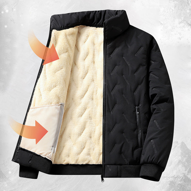 📢📢50%Rabatt!!!🎉✨Stepp-Winterjacke für Herren mit Kunstfleece-Futter