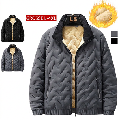 📢📢50%Rabatt!!!🎉✨Stepp-Winterjacke für Herren mit Kunstfleece-Futter