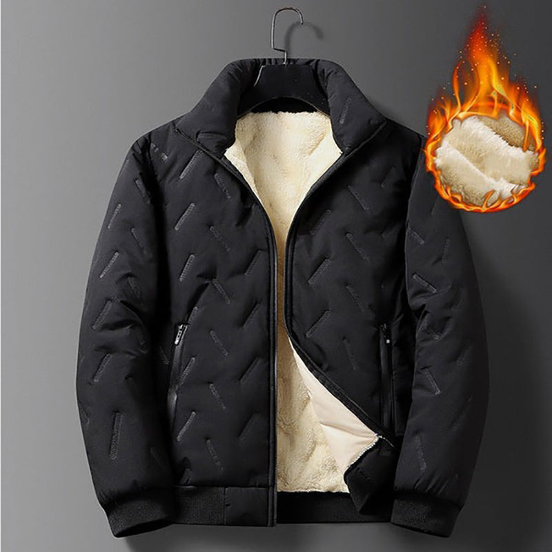 📢📢50%Rabatt!!!🎉✨Stepp-Winterjacke für Herren mit Kunstfleece-Futter