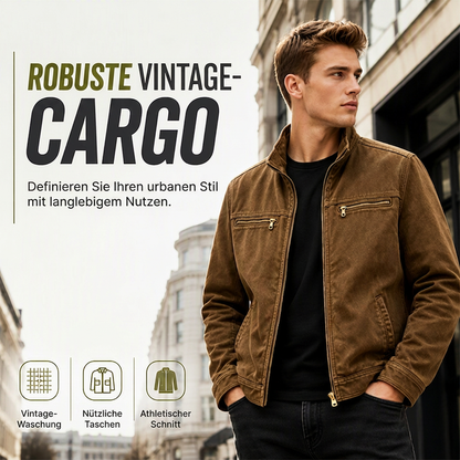 📢📢50%Rabatt!!!🎉✨Herren-Cargo-Jacke, leger und figurbetont