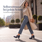📢📢50%Rabatt!!!🎉✨Mary-Jane-Schuhe für Damen mit runder Spitze, überkreuzten Riemen, Blockabsatz, Plateau und Cut-Out-Ausschnitten, hochhackig