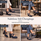 📢📢50%Rabatt!!!🎉✨Mary-Jane-Schuhe für Damen mit runder Spitze, überkreuzten Riemen, Blockabsatz, Plateau und Cut-Out-Ausschnitten, hochhackig