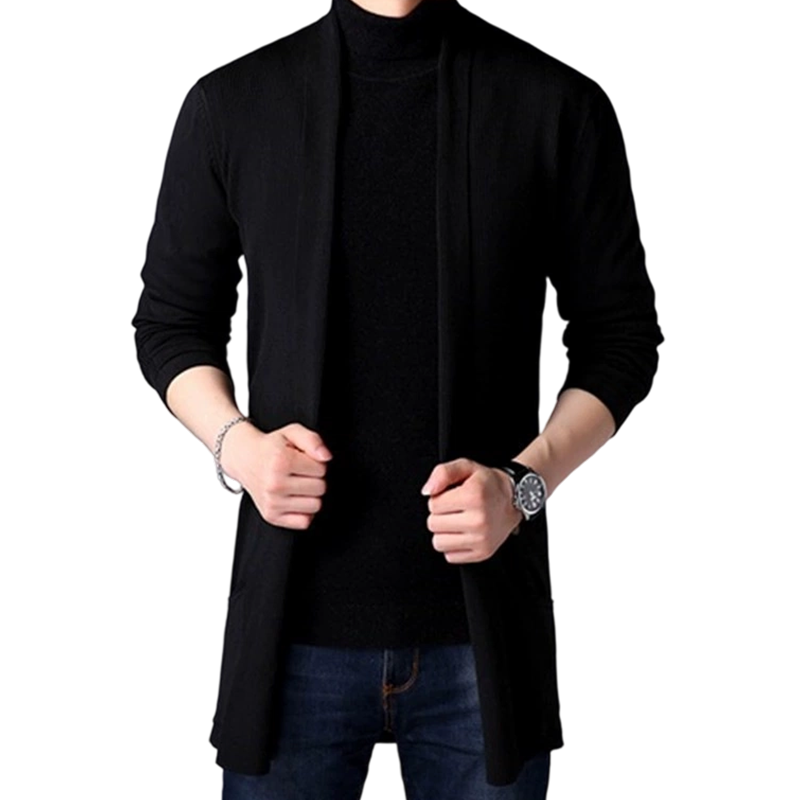 📢📢50%Rabatt!!!🎉✨Lässiges, lang geschnittenes, schmal anliegendes Strickoberteil für Herren