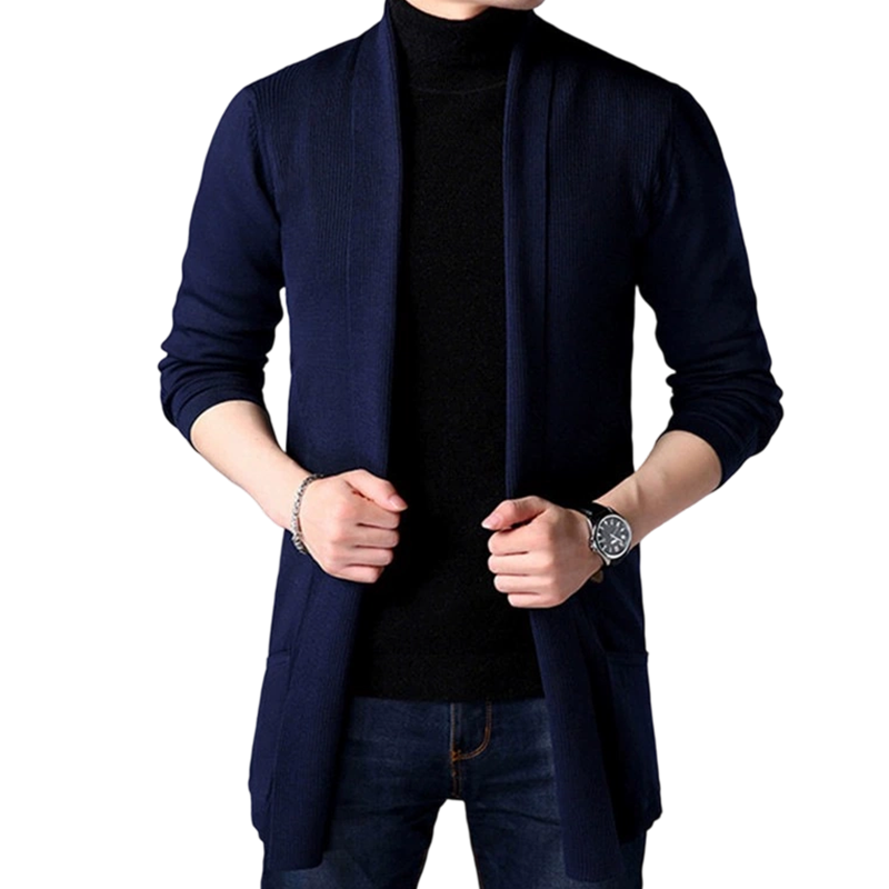 📢📢50%Rabatt!!!🎉✨Lässiges, lang geschnittenes, schmal anliegendes Strickoberteil für Herren