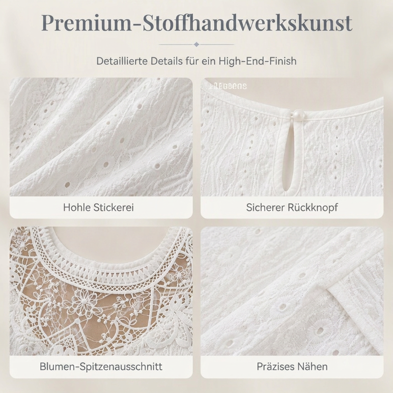 📢📢50%Rabatt!!!🎉✨Langarm-T-Shirt für Damen mit Spitzen-Applikationen