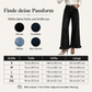 📢📢50%Rabatt!!!🎉✨Elegante Jeans mit geradem Bein und gerüschtem Saum für Damen